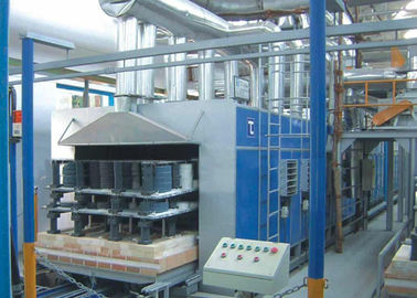 qualidade  Gas Medium And High Temperature Automatic Temperature Control Firing Shuttle Kiln fábrica