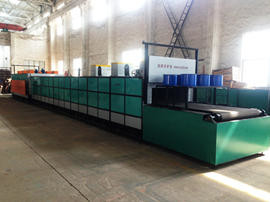 Precisão da fornalha de recozimento da tira de Mesh Belt Type Optical Glass