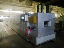 Fornalha de recozimento da tira de Mesh Belt Type Optical Glass da elevada precisão, °C do máximo 750