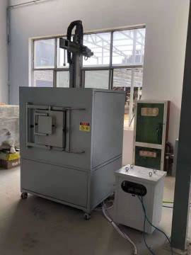 Fornalha de vidro industrial de alta temperatura com controle de temperatura preciso