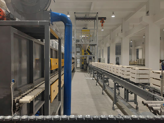 Forno de rolamento de controlo de temperatura preciso de funcionamento contínuo