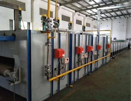 Forno de vidro industrial de recipiente com volume efetivo de câmara de 0,5 a 3,5 m3 e tipo de combustível a gás