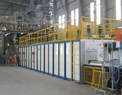 Forno de vidro industrial de recipiente com volume efetivo de câmara de 0,5 a 3,5 m3 e tipo de combustível a gás