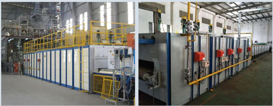 Forno de vidro industrial de recipiente com volume efetivo de câmara de 0,5 a 3,5 m3 e tipo de combustível a gás