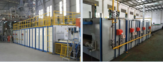Forno de vidro industrial de recipiente com volume efetivo de câmara de 0,5 a 3,5 m3 e tipo de combustível a gás
