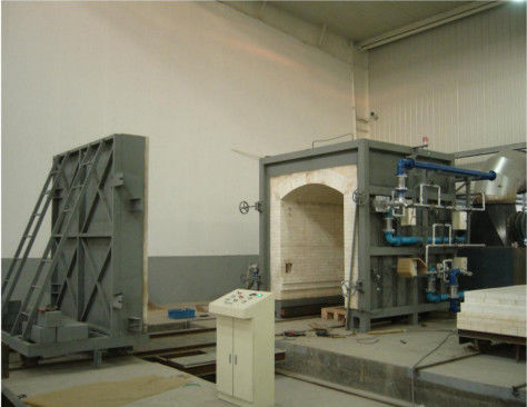 Forno de transporte de alta temperatura a gás de montagem modular