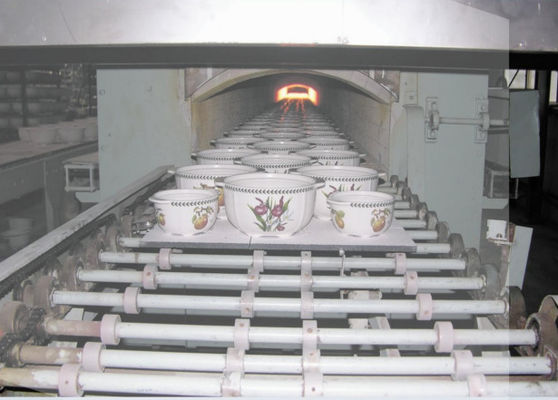 Forno de rolamento de gás de cozimento de flores de cerâmica diária