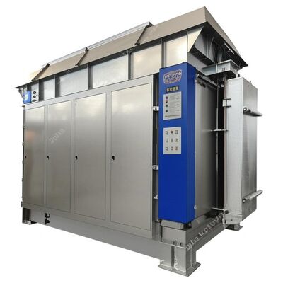 Forno de vidro industrial de vidro industrial com uniformidade de temperatura ± 3 C 9 pontos de ensaio Tipo de combustível Gás natural Óleo Elétrico Carvão
