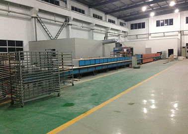 Linha de produção de vidro do mosaico do esmalte quente contínuo da cor do derretimento