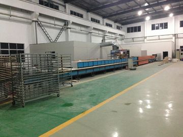 Linha de produção de vidro de vidro industrial do mosaico da fornalha 1000℃ do derretimento quente