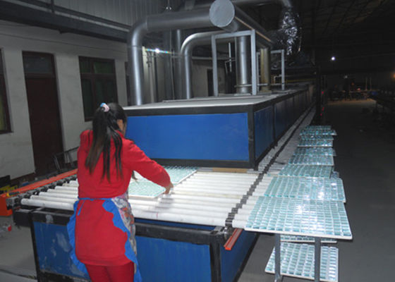 Economia de energia Isolamento de fibra cerâmica de múltiplas camadas 950°C Forno de temperação de vidro industrial elétrico