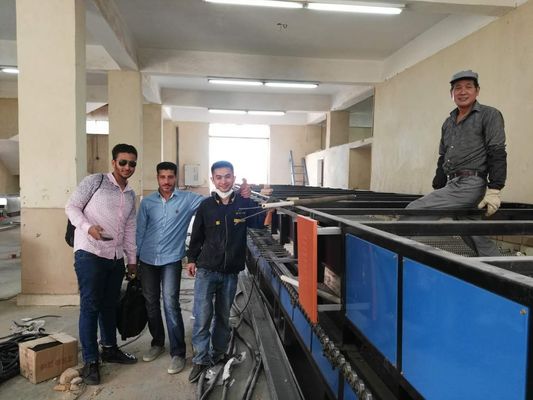 Mesh Belt Furnace For Glass elétrico modular que decora