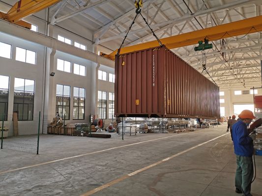 Forno de vidro industrial para produção de contentores 110-125 m3/t Consumo e volume efetivo da câmara 0,5-3,5 m3