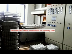 Cinturão de malha 380V Forno industrial elétrico para anilhamento de vidro