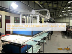 Forno industrial elétrico de aquecimento multi-lateral de alta temperatura para aquecimento industrial