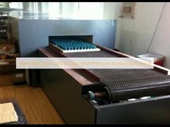 Forno de recozimento de precisão de tiras de vidro óptico tipo correia de malha